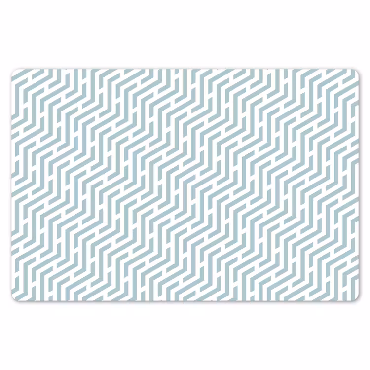 Placemat - 6 stuks - Design - Geometrie - Patroon - Groen — 7
