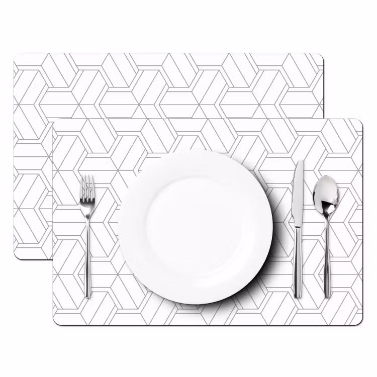 Placemat - 6 stuks - Design - Geometrie - Patroon - Lijn — 2
