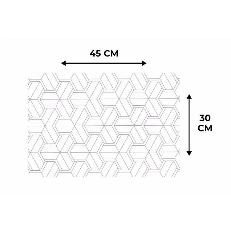 Placemat - 6 stuks - Design - Geometrie - Patroon - Lijn — 3