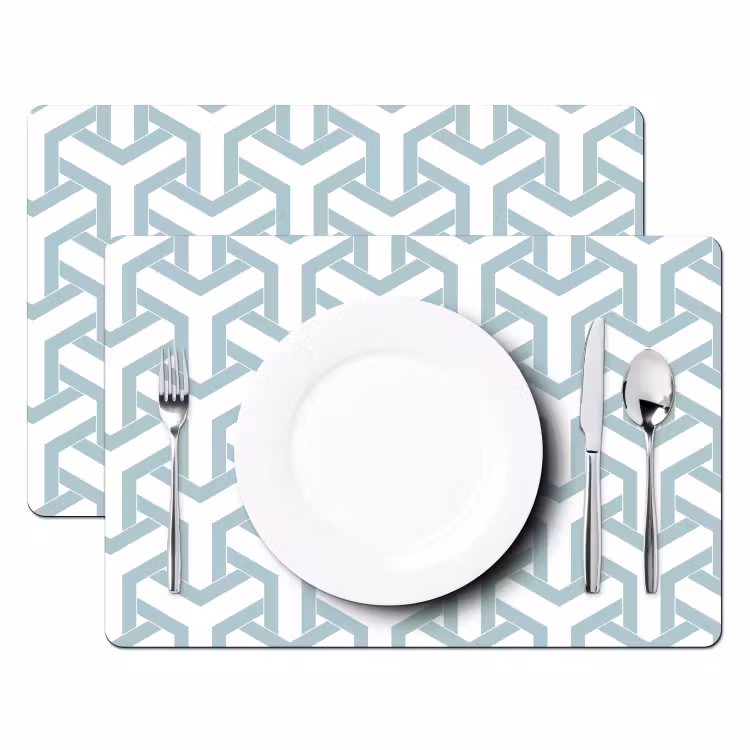 Placemat - 6 stuks - Design - Lijn - Patroon — 2