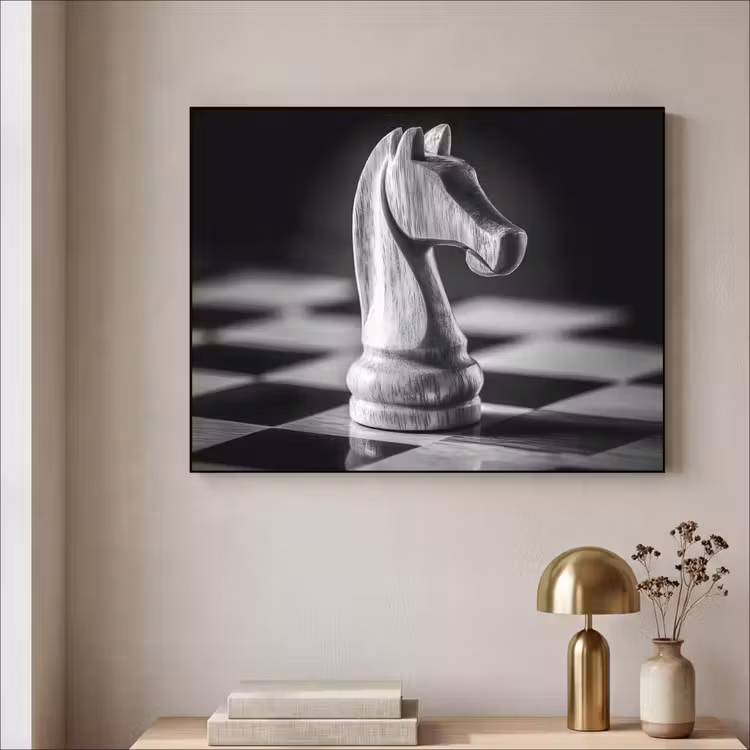 Art Frame - Paard - Hout - Schaalbord - Zwart — 3