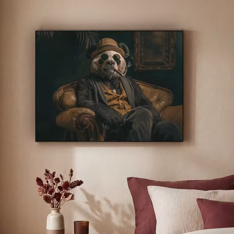 Art Frame - Panda - Hoed - Bril - Pak — 2