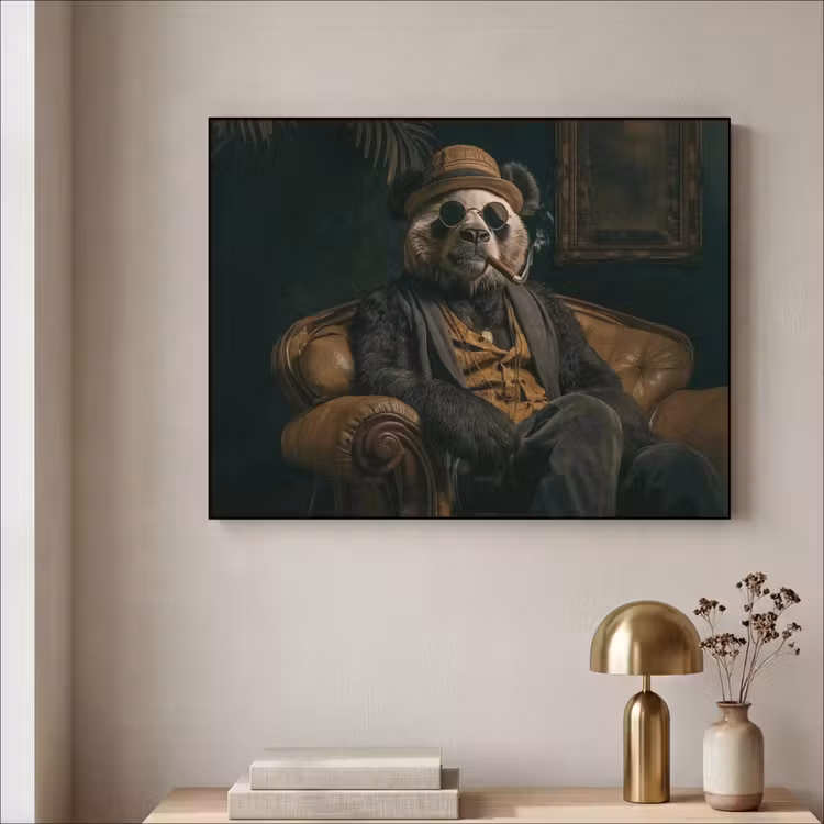 Art Frame - Panda - Hoed - Bril - Pak — 3