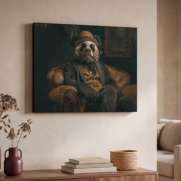 Art Frame - Panda - Hoed - Bril - Pak — 4