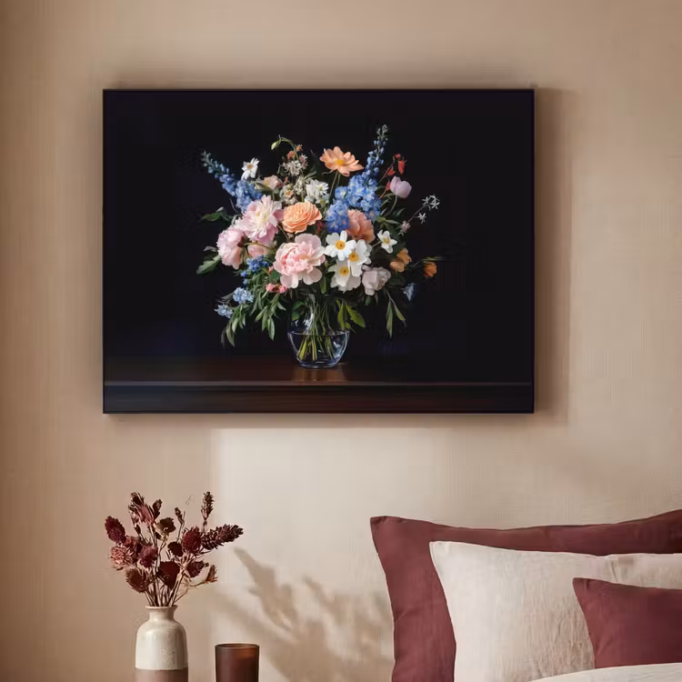 Art Frame - Pastel - Bloemen - Glazen - Vaas — 2