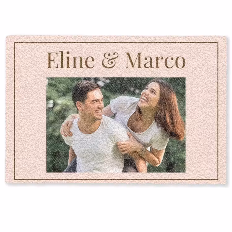 Personaliseerbare deurmat - Eigen - Foto - Rand — 1