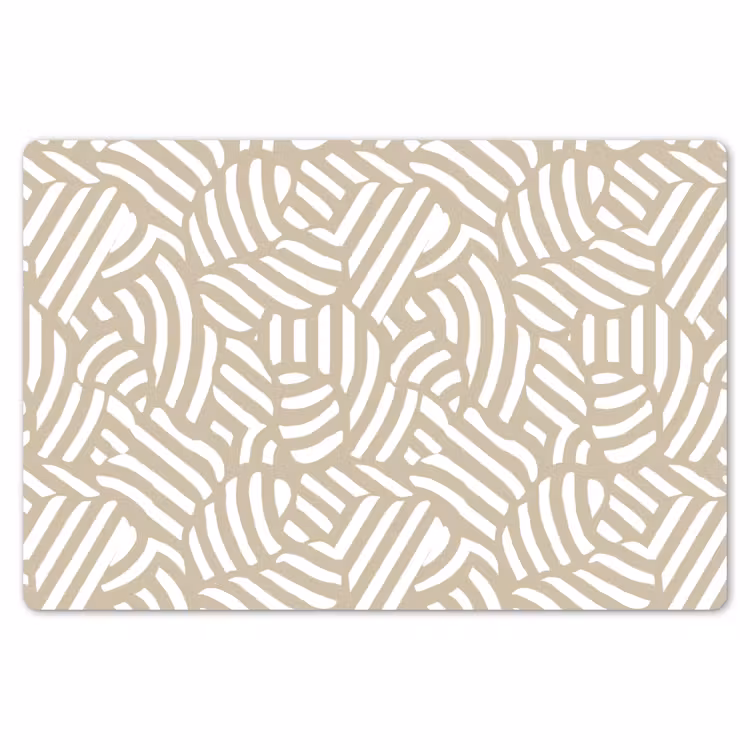 Placemat - 6 stuks - Abstract - Modern - Beige — 7