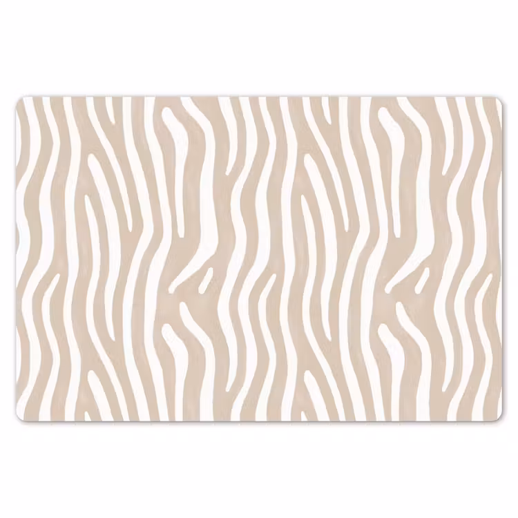 Placemat - 6 stuks - Abstract - Zebra - Beige — 7