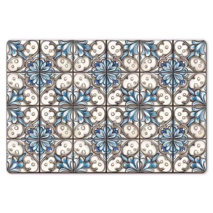 Placemat - 6 stuks - Barok - Tegel - Kleurrijk — 7