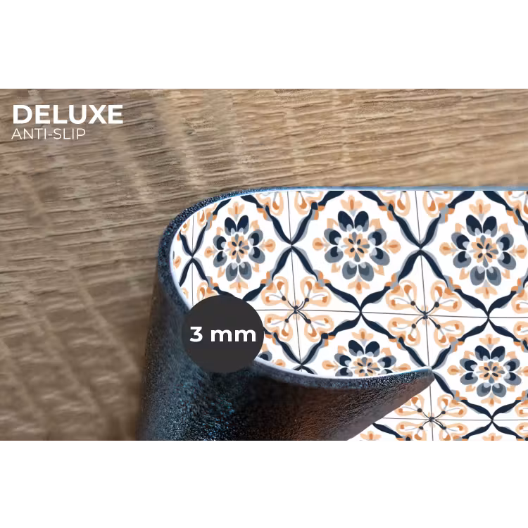 Placemat - 6 stuks - Bladvorm - Patroon - Kleurrijk — 4