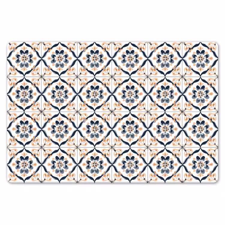 Placemat - 6 stuks - Bladvorm - Patroon - Kleurrijk — 7