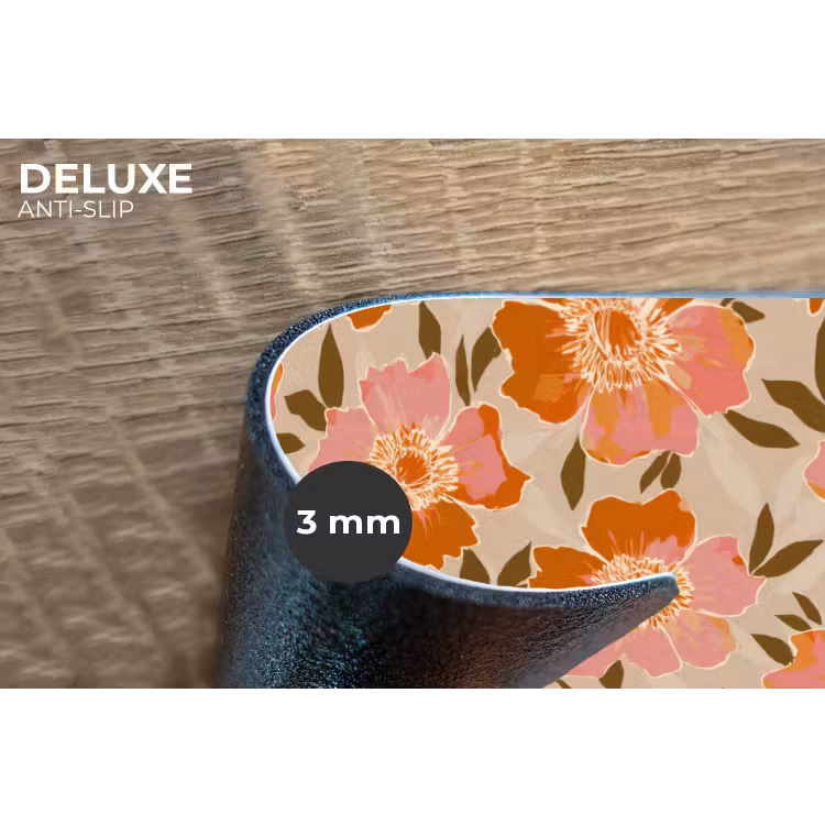 Placemat - 6 stuks - Bloemen - Motief - Retro — 4