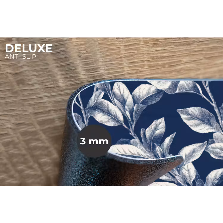 Placemat - 6 stuks - Botanisch - Patroon - Blauw — 4