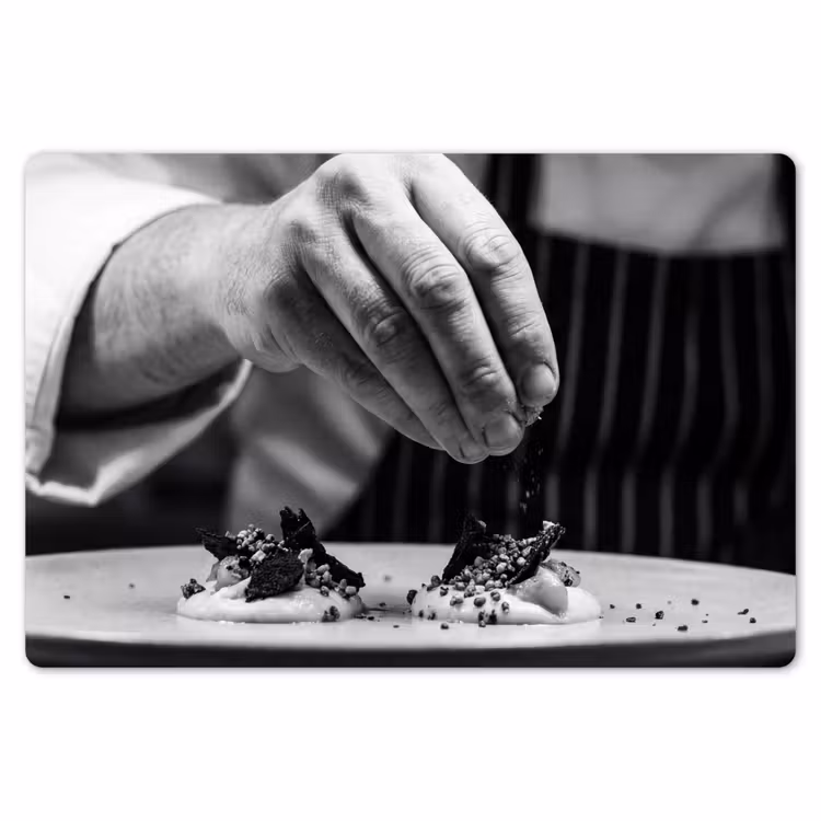 Placemat - 6 stuks - Chef - Garnering - Gerecht — 7