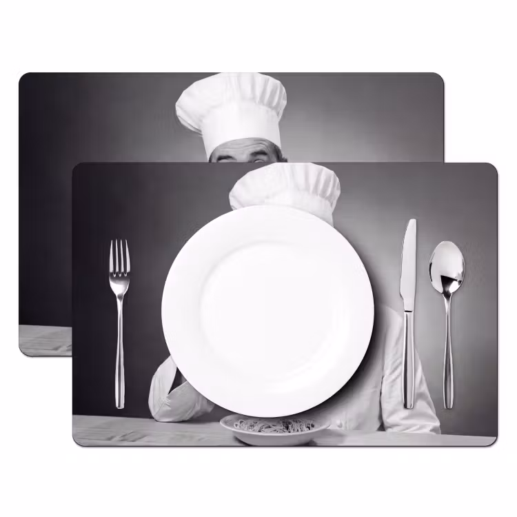 Placemat - 6 stuks - Chef - Spaghetti - Pasta — 2