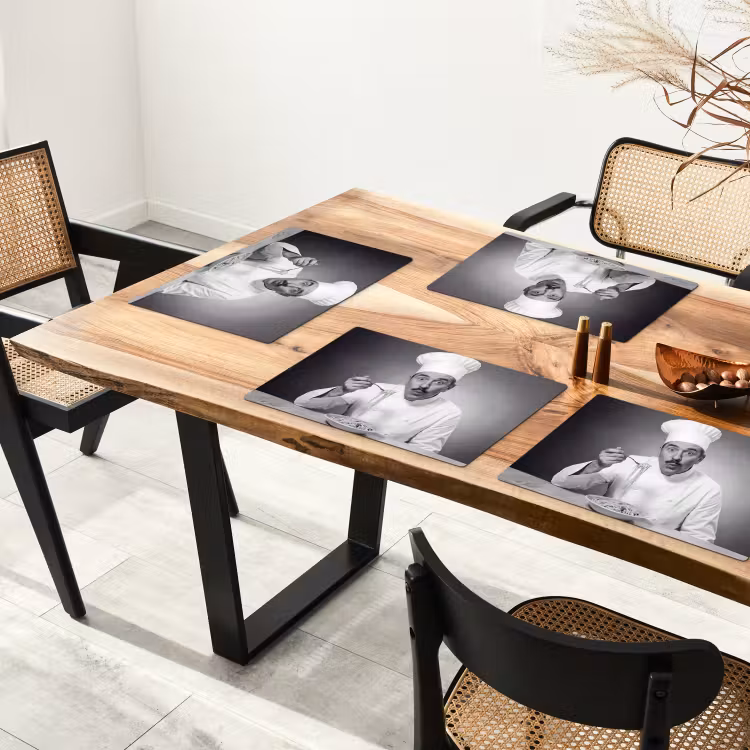 Placemat - 6 stuks - Chef - Spaghetti - Pasta — 5