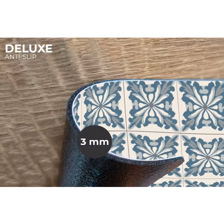 Placemat - 6 stuks - Dessin - Tegel - Blauw — 4
