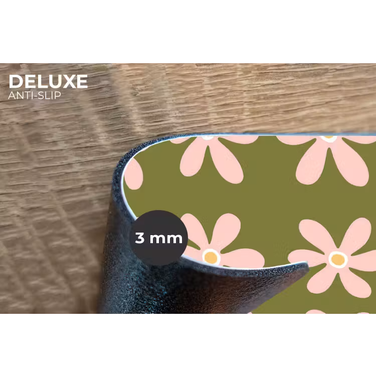 Placemat - 6 stuks - Bloem - Modern - Groen — 4