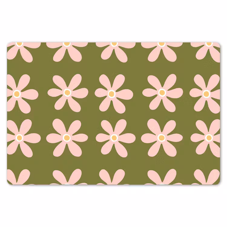 Placemat - 6 stuks - Bloem - Modern - Groen — 7