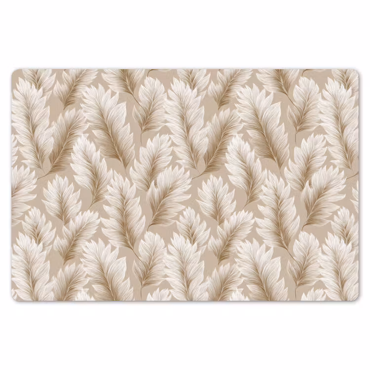 Placemat - 6 stuks - Botanisch - Patroon - Beige — 7