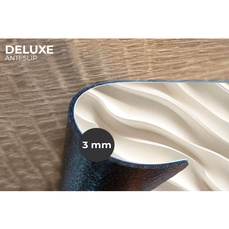 Placemat - 6 stuks - Diagonaal - Golven - Crème — 4