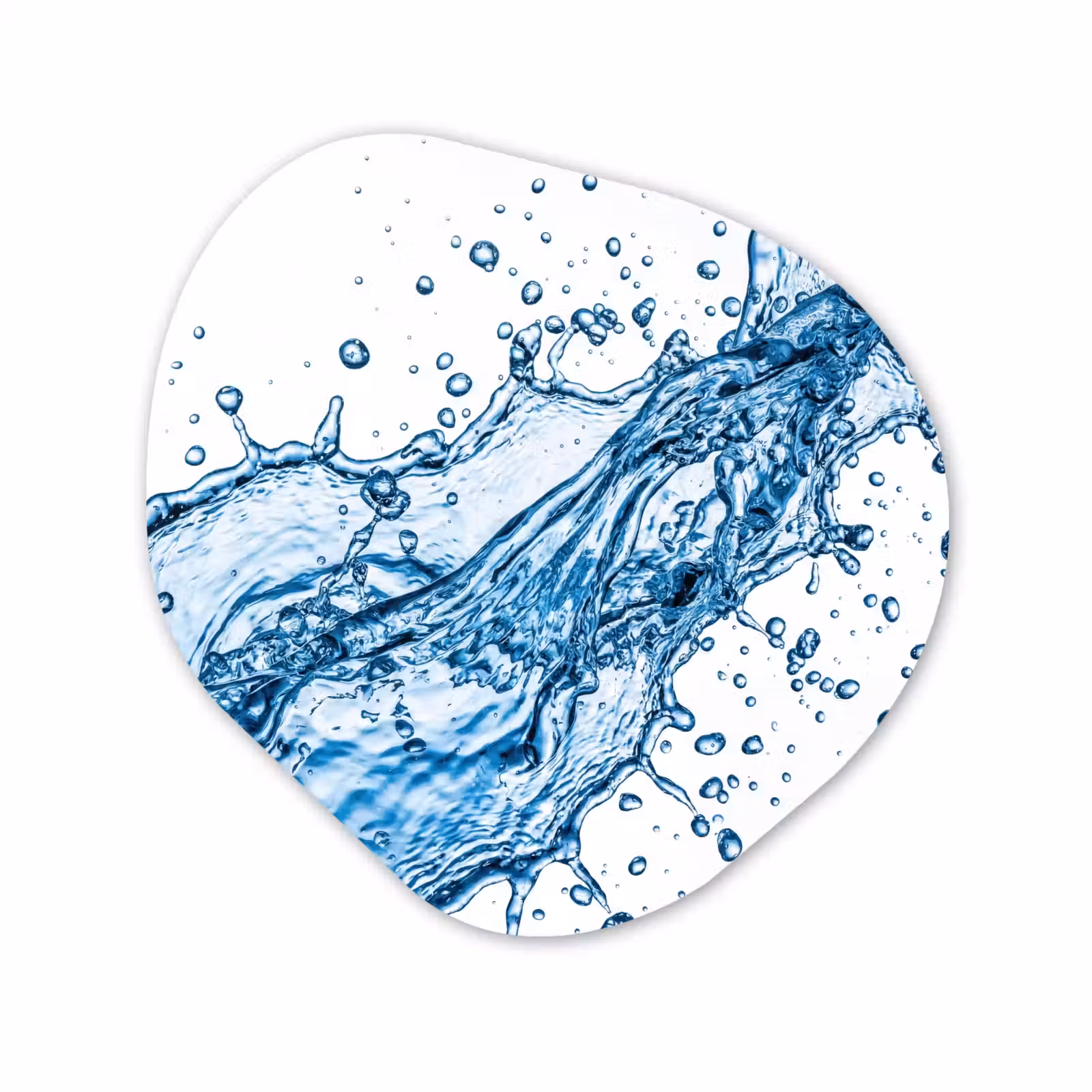 Organische vorm aluminium - Spash - Water - Blauw — 1