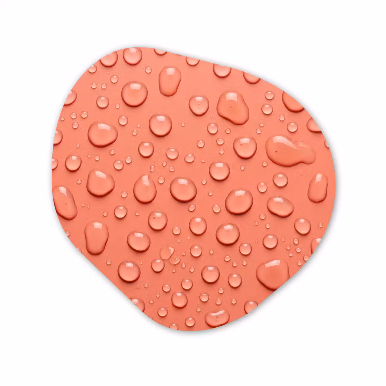 Organische vorm aluminium - Water - Druppels - Roze — 1