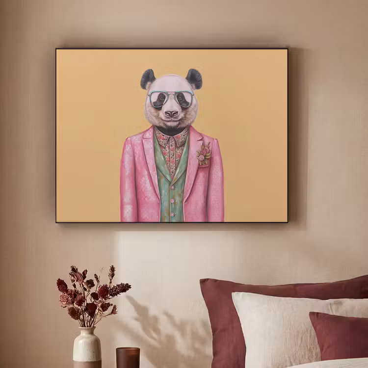 Art Frame - Panda - Pak - Zonnebril - Blauw — 2