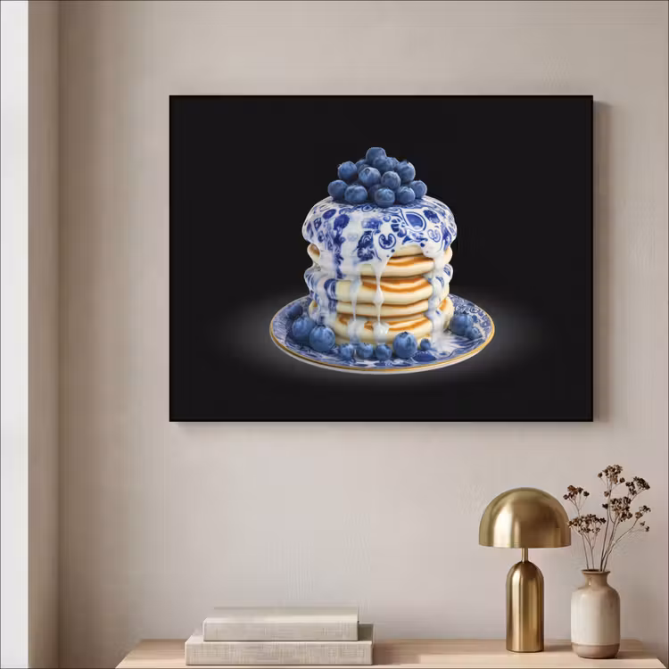 Art Frame - Pannenkoeken - Blauwe Bessen - Bord — 3