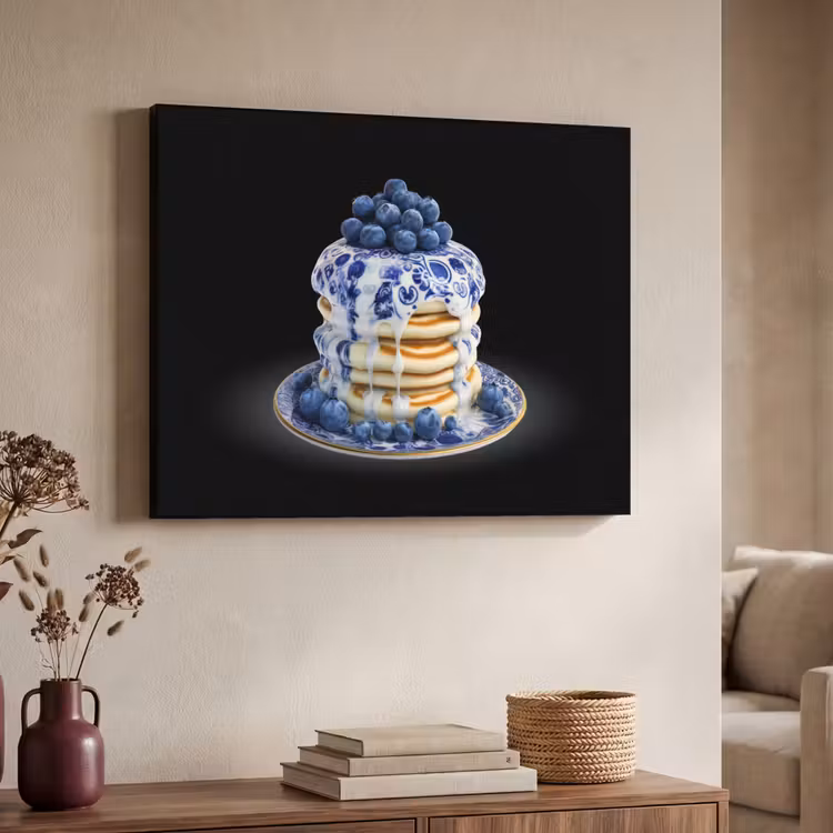 Art Frame - Pannenkoeken - Blauwe Bessen - Bord — 4