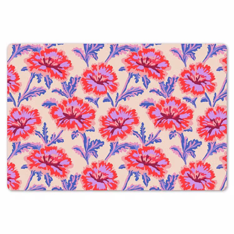 Placemat - 6 stuks - Bloemen - Patroon - Meerkleurig — 7