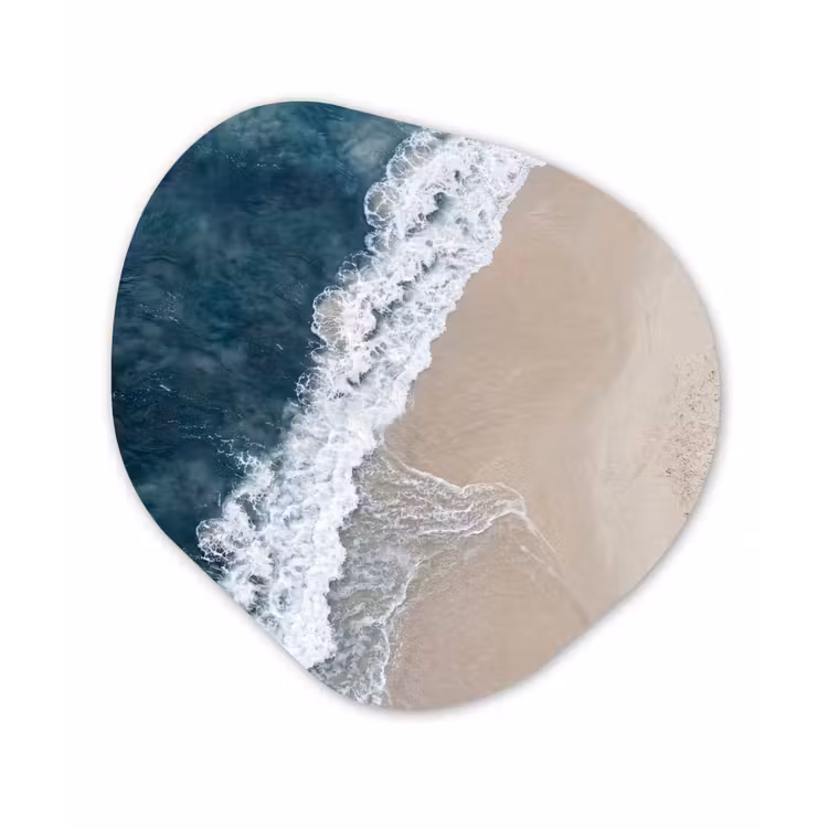 Organische vorm aluminium - Strand - Zee - Golven — 1