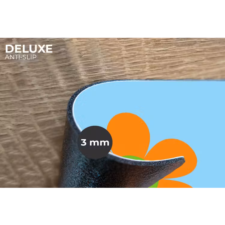 Placemat - 6 stuks - Bloem - Smiley - Kleurrijk — 4