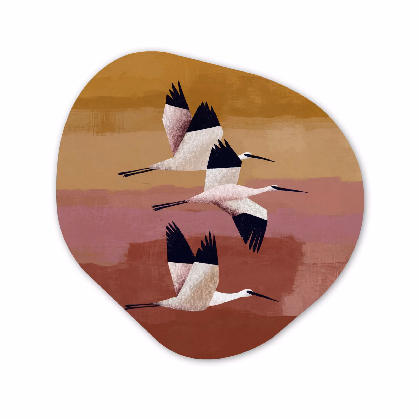 Organische vorm aluminium - Vogels - Snavel - Abstract — 1