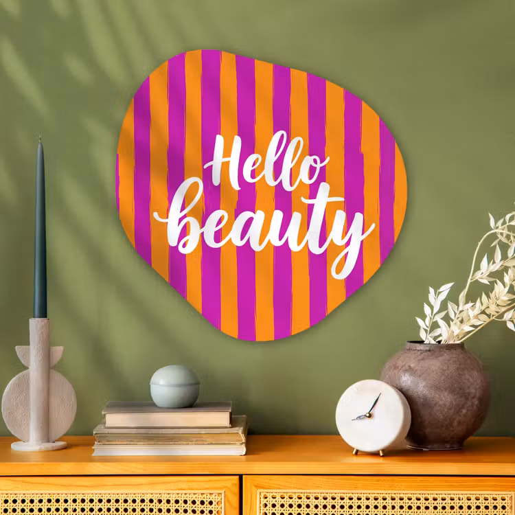 Organische vorm aluminium - Modern - Hello - Oranje — 2