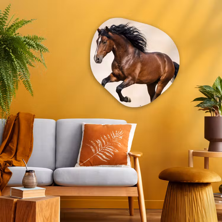 Organische vorm aluminium - Paard - Galop - Energie — 3