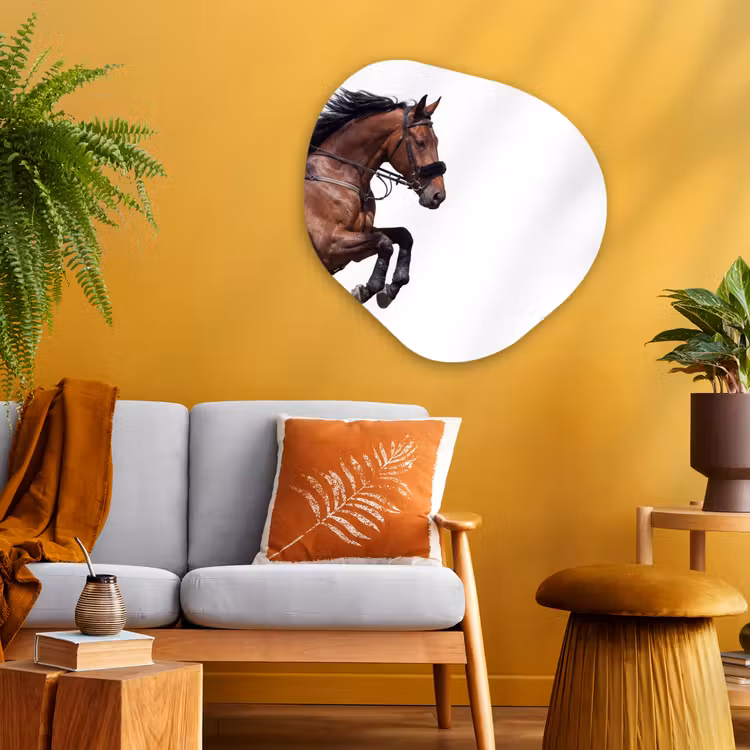 Organische vorm aluminium - Paard - Springen - Modern — 3