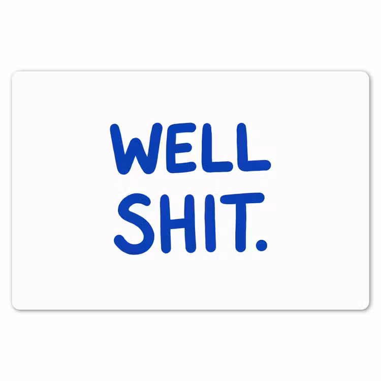Placemat - 6 stuks - Blauw - Quote - Wit — 7
