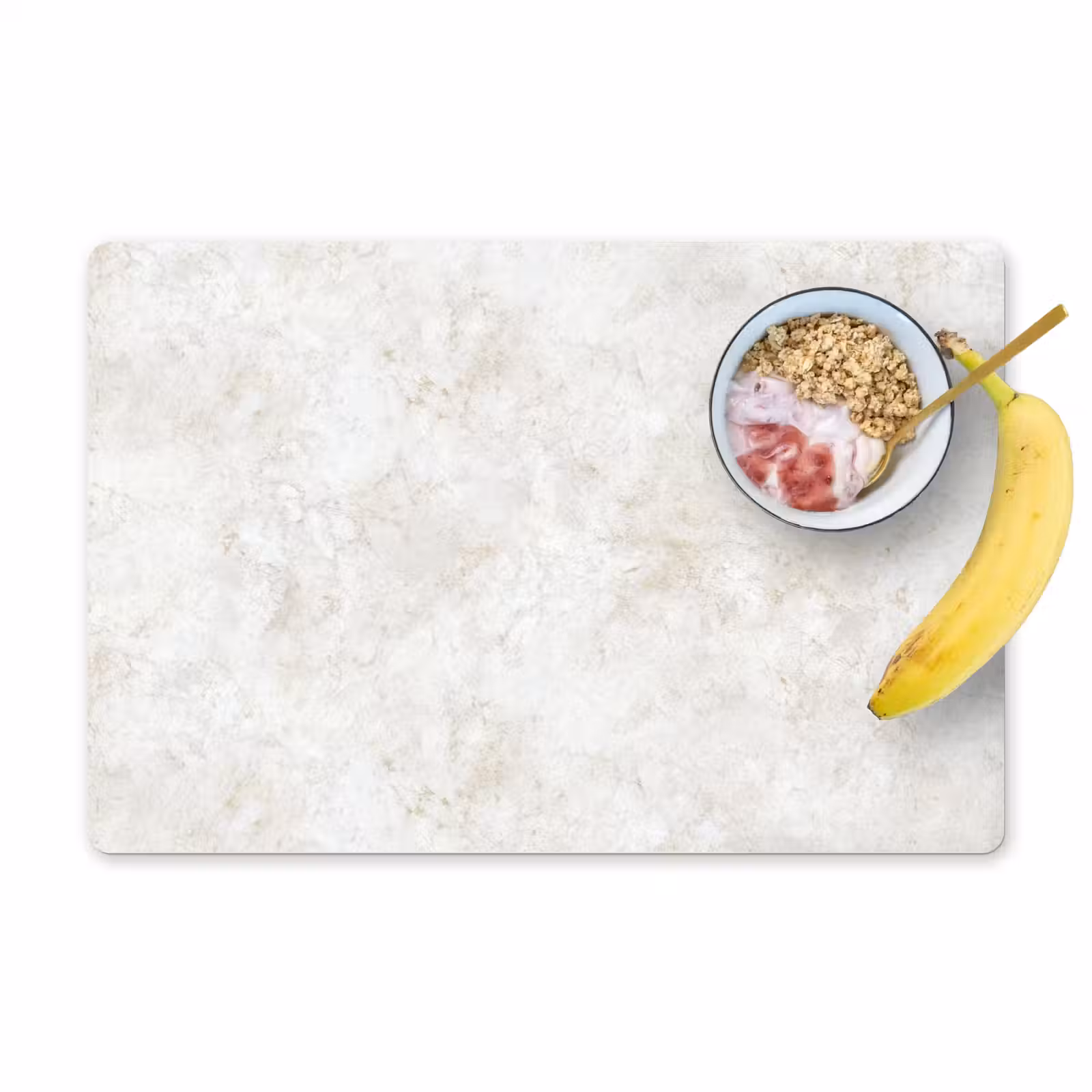 Placemat - 6 stuks - Beige - Marmer - Aders — 1