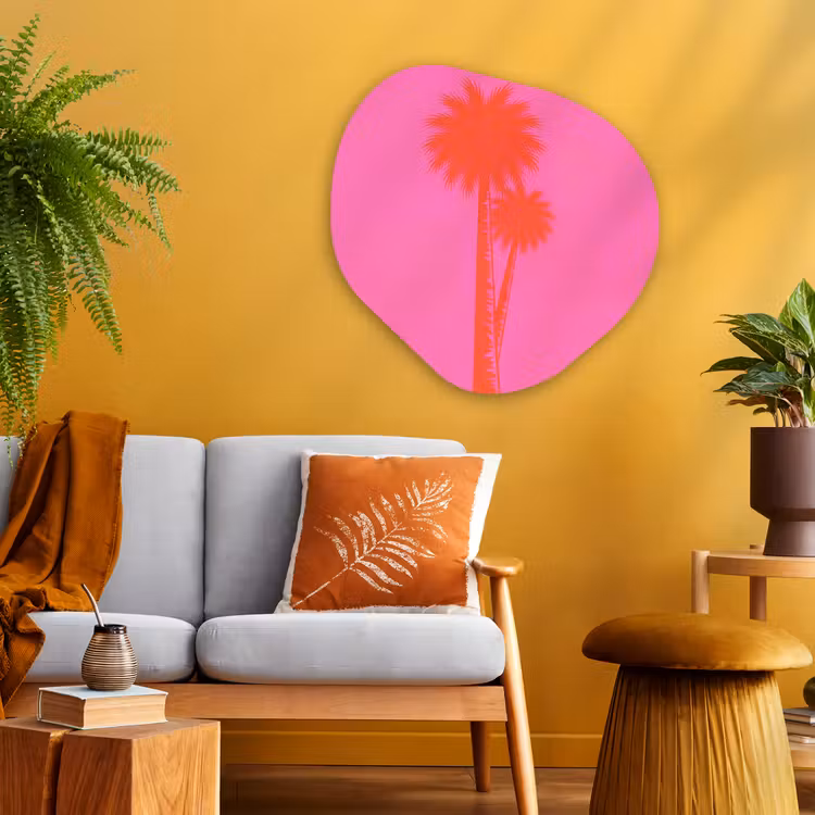 Organische vorm aluminium - Palmbomen - Modern - Roze — 3