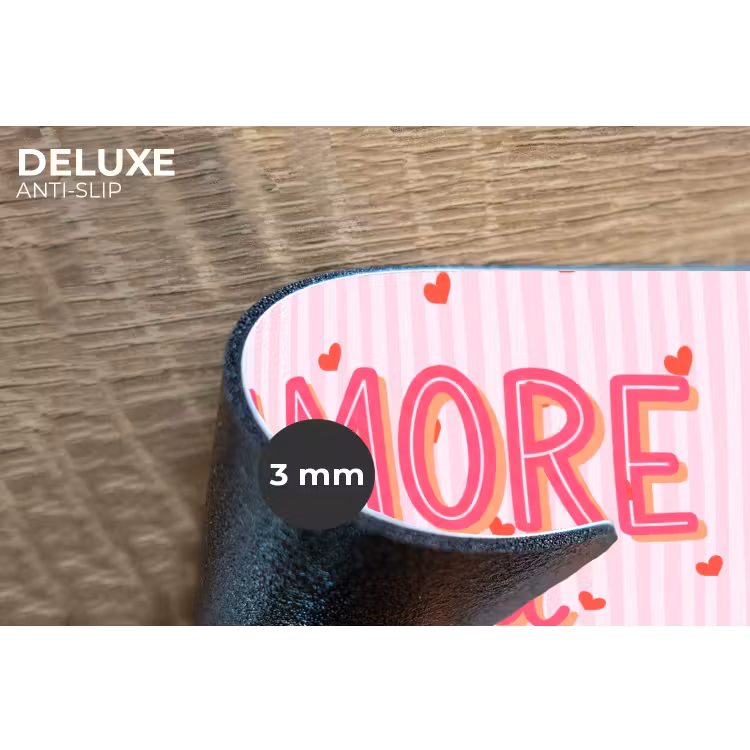 Placemat - 6 stuks - Amore vita sole - Roze - Hartjes — 4