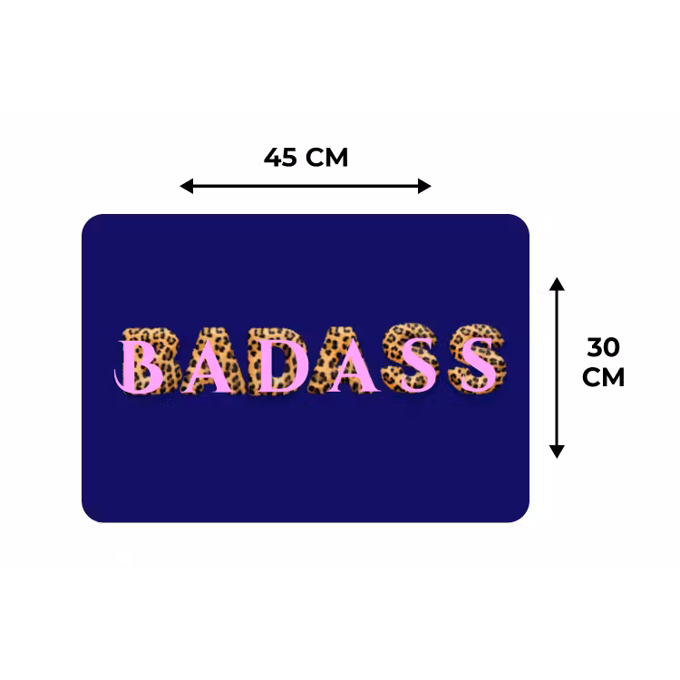 Placemat - 6 stuks - Badass - Panterpint - Schaduw - Roze — 3