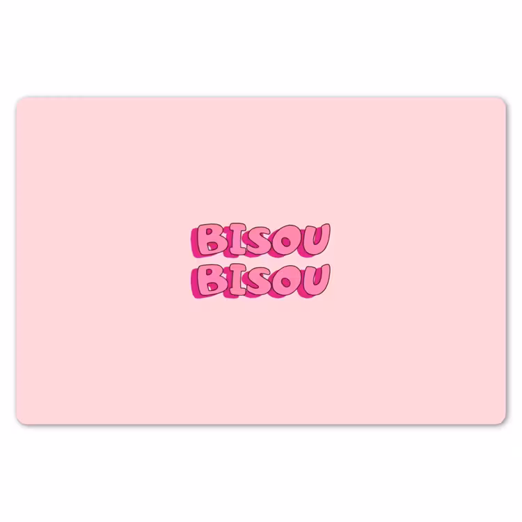 Placemat - 6 stuks - Bisou - Roze - Schaduw — 7