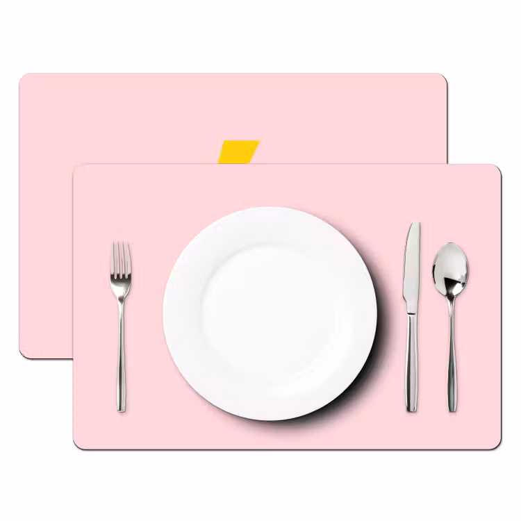 Placemat - 6 stuks - Blah - Bliksem - Roze — 2