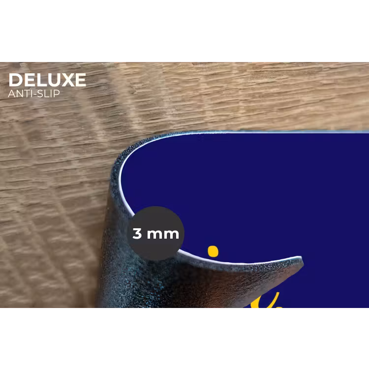 Placemat - 6 stuks - Blauw - Geel - Fijn — 4