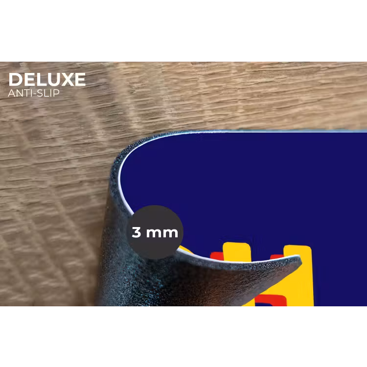 Placemat - 6 stuks - Blauw - Geel - OH - Schaduw — 4