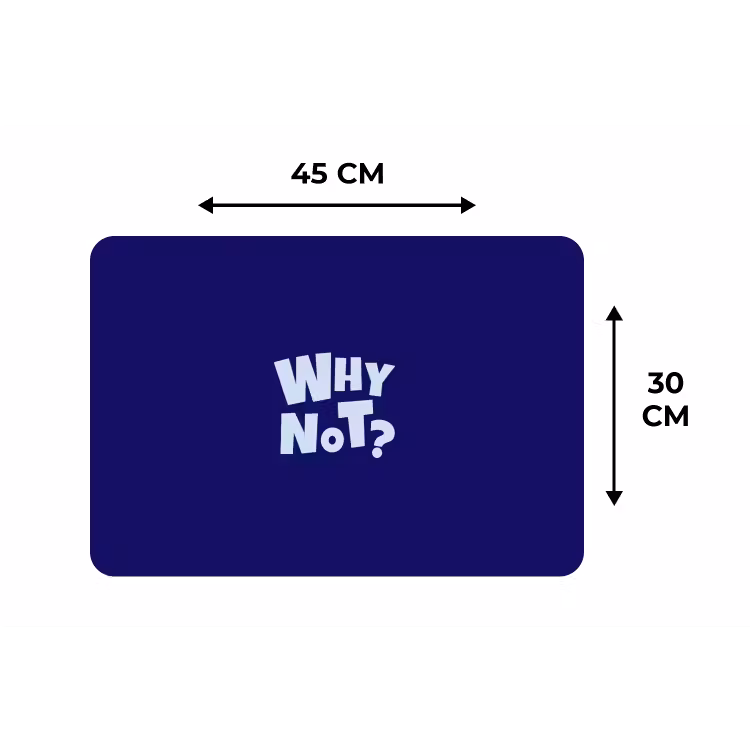 Placemat - 6 stuks - Blauw - Why not - Minimalistisch — 3