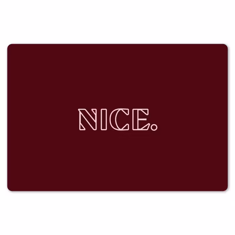 Placemat - 6 stuks - Bordeaux - Nice - minimalistisch — 7