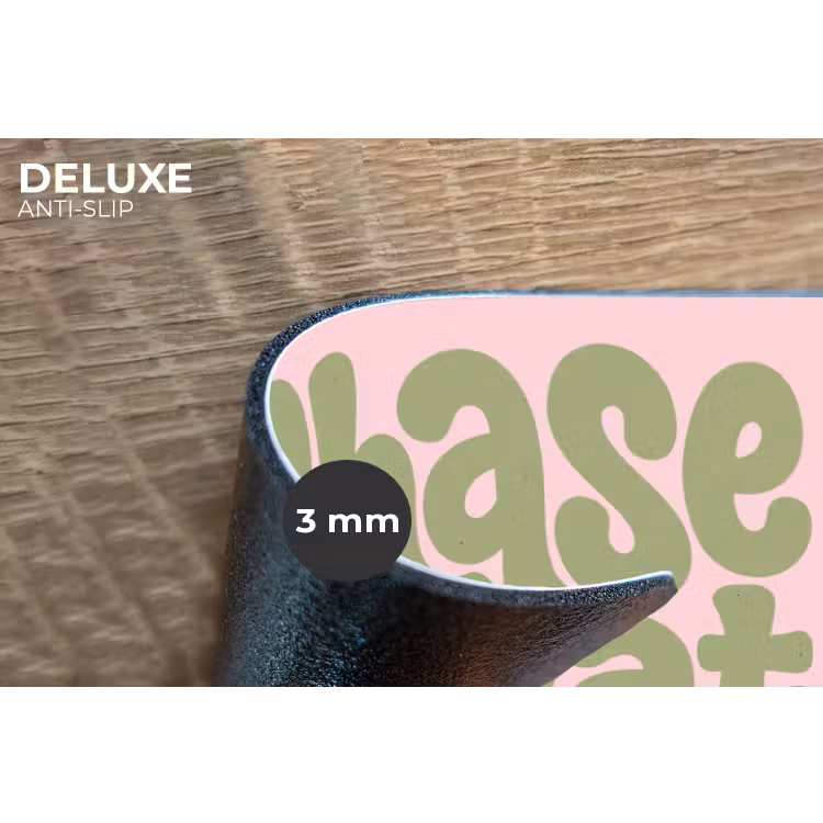 Placemat - 6 stuks - Chase greatness - Groen - Roze - Retro — 4