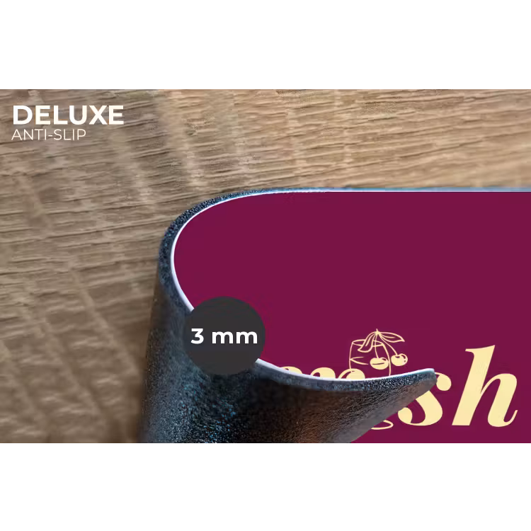 Placemat - 6 stuks - Cherish every moment - Cocktailglas - Bordeaux — 4